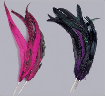 coque feather mount purple