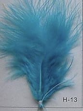 Drk Turquoise Ostrich Feathers  Plume