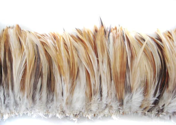 mixed colour hackle Feather Fringe