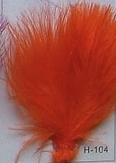 Orange Ostrich Feathers Wing